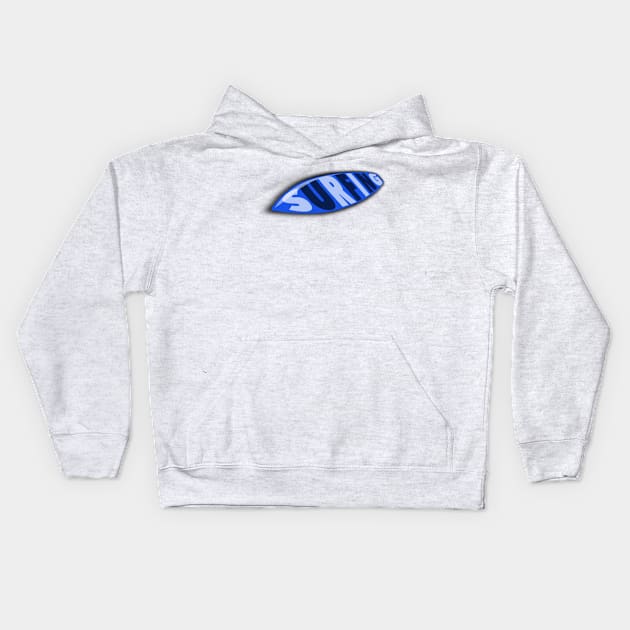 Surfing Kids Hoodie by selda